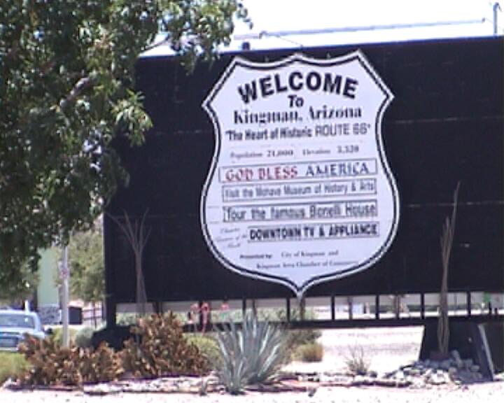 Ortsschild Kingman