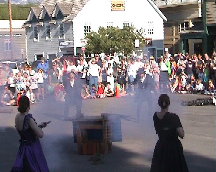 Torbogen aus laute Geweihen